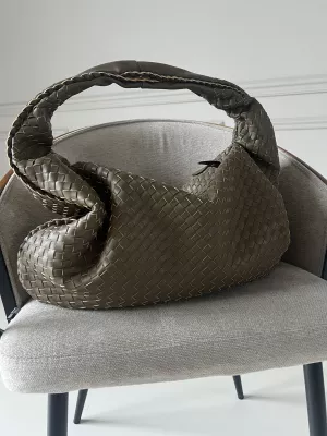 Koženková kabelka Snel hnedá