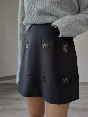 Šedá sukňa Mole