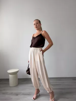 Harem pants beige