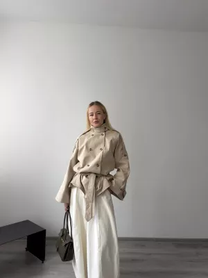 Trenchcoat Wohs camel