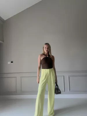 Nohavice Quelle yellow