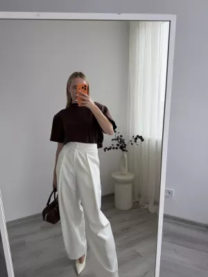 Nohavice Rodys white