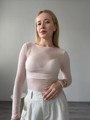 Kašmírový top pink