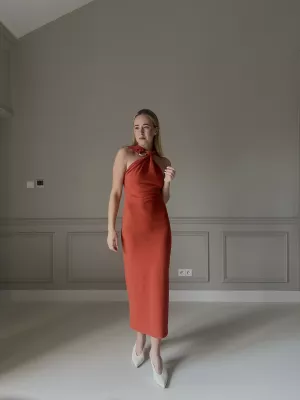Šaty Dea terracota