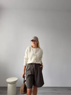 Pletený sveter Mias beige