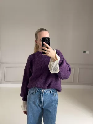 Sveter Tems fialový