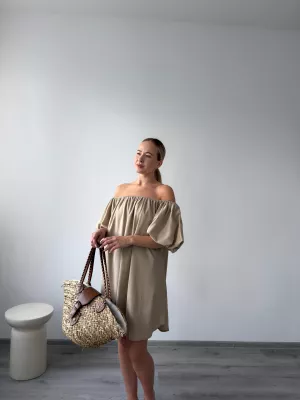 Šaty Taupe