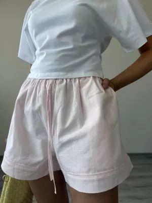 Ružové šortky
