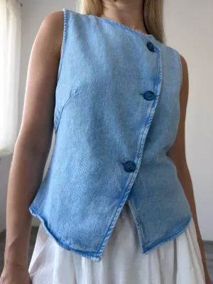 Denimová vesta Blue
